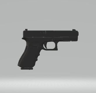 glock 17 18 extendiendo perforar chicago chiraq pandilla pistola arma cosplay juguete airspft guerra grande revista cargador capacidad 3d print model - Mito3D