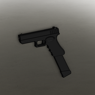 glock 17 extendo 18 broca Chicago chiraque gangue arma fogo cosplay brinquedo airspft guerra revista carregador ampla capacidade 3d print model - Mito3D