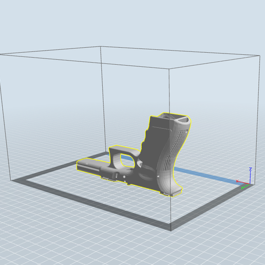 glock 17 frame art utile strumento 3D print model - Mito3D