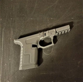 glock 17 quadro Armação robusto glock17 defcad 3d print model - Mito3D