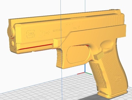 glock 17 gen5 funda arma fuego Kydex moldura taco 3d print model - Mito3D