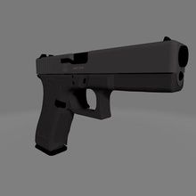 glock 17 gen 2 destek tabanca 3d print model - Mito3D