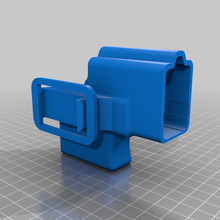 glock 17 holster p80 g17 g19 owb spring lock lefty tool 3d printers 3d print model - Mito3D