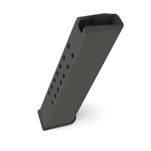 9mm'lik glock 17 dergi oyun g17 mag 9 9mm 18 tur 3D print model - Mito3D