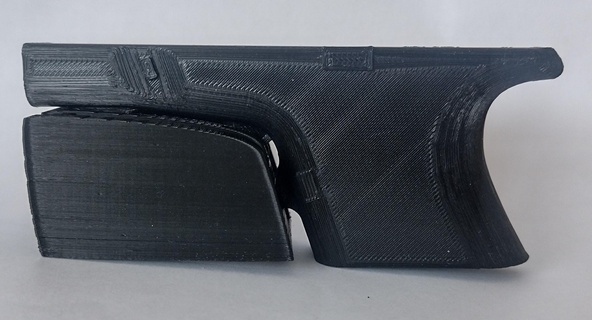 glock 17 mini holster gun pistol air soft trigger protector 3d print model - Mito3D