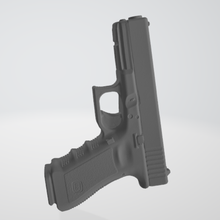 glock 17 vero taglia scansione pistola muffa kydex 3d print model - Mito3D