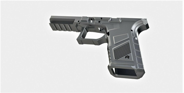 glock 17 estable cuadro glock17 marco glock17frame 3d print model - Mito3D