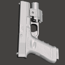 glock 17 tlr 4 dimensionalmente accurato alto poli pistola luce laser 3d print model - Mito3D