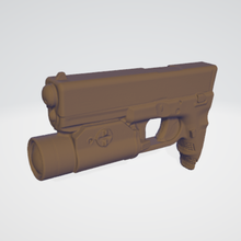 glock 17 tlr1 luminária ferramenta arma fogo mofo Kydex 3d print model - Mito3D