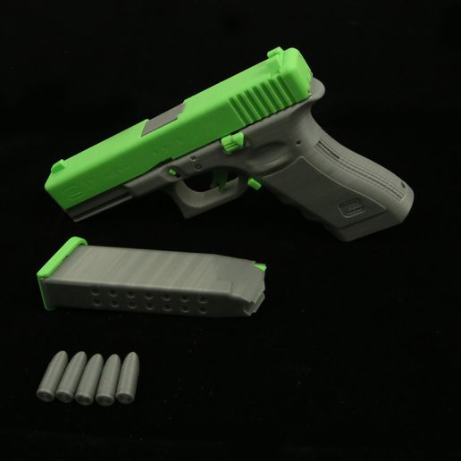 glock 17 toy 3D print model - Mito3D