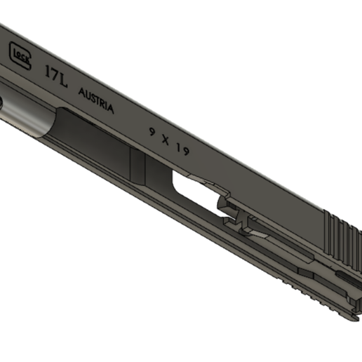 glock 17l slide 3D print model - Mito3D