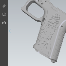 glock 19 attrezzo tesoro franx pistole 3d print model - Mito3D