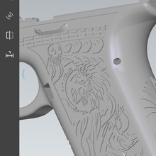 glock 19 azteca attrezzo pistole 3d print model - Mito3D
