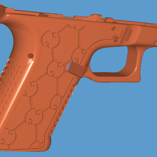 glock 19 male cagna attrezzo pistole 3d print model - Mito3D