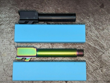 glock 19 varil koruyucu durum kılıf dişli non threaded araçlar 19x 3d print model - Mito3D