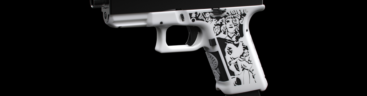 glock 19 ardiente mujer punteado 17 armas fuego disparadores apretones revistas rifle parada manos cargador velocidad extendido lanzamiento FMDA 3d print model - Mito3D