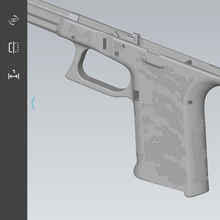 glock 19 camouflage outil armes feu 3d print model - Mito3D