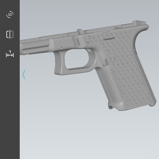glock 19 cotte mailles Douane outil armes feu 3D print model - Mito3D