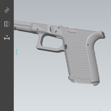 glock 19 personalizzato freccia attrezzo pistole 3d print model - Mito3D