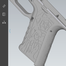 glock 19 diavolo bacio attrezzo pistole 3d print model - Mito3D