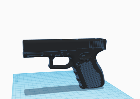 glock 19 trocken Feuer trainieren Pistole Real Ausführung 3d print model - Mito3D