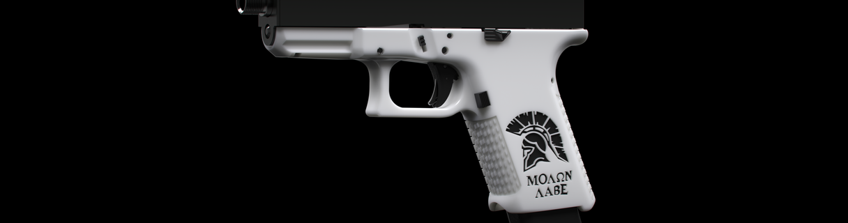 glock 19 finn pontilhado 17 armas fogo gatilhos apertos revistas rifle parada mão speedloader estendido liberação fmda 3d print model - Mito3D