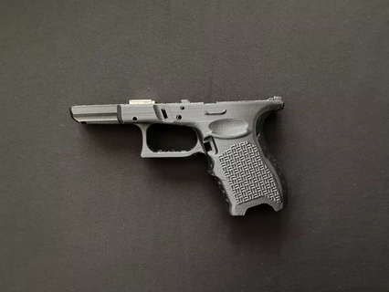glock 19 quadro Armação dd192 g19 9mm personalizadas 3d print model - Mito3D