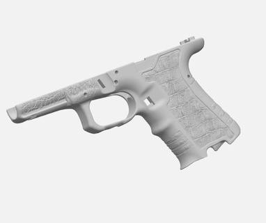 glock 19 Alligator Rahmen 3d print model - Mito3D