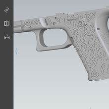 glock 19 ingranaggi telaio attrezzo pistole 3d print model - Mito3D