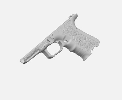 glock 19 canyon quadro Armação 3d print model - Mito3D