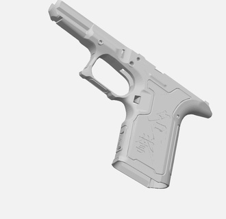 glock 19 Japonca Onur çerçeve g26 çerçeveler silahlar 3d print model - Mito3D