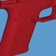 glock 19 amore mietitrice attrezzo pistole 3d print model - Mito3D