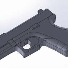 glock 19 molde herramienta g19 glock19 cuero pistola 3d print model - Mito3D