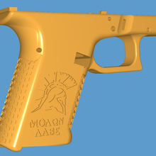glock 19 molon labe tool guns 3d print model - Mito3D