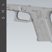 glock 19 naruto hinata tool guns 3d print model - Mito3D