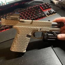 glock 19 p80 dimensional pattern dp tool g19 embosed magfix guns stipple 3d print model - Mito3D