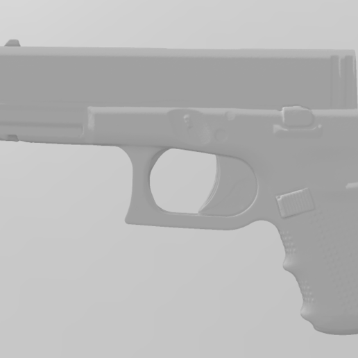 glock 19 gerçek boyut taramak 3D print model - Mito3D