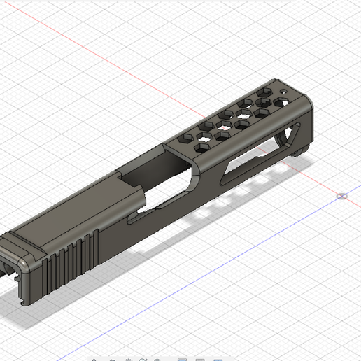 glock 19 deslizar 3D print model - Mito3D