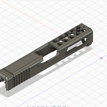 glock 19 rutschen 3d print model - Mito3D