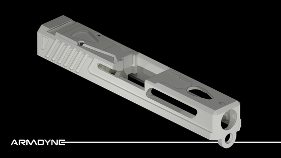 glock 19 faire glisser rmr v1 3d print model - Mito3D