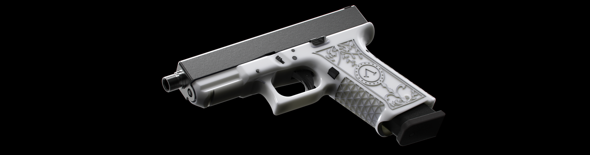 glock 19 Stella punteado 17 armas fuego disparadores apretones revistas rifle parada manos cargador velocidad extendido lanzamiento FMDA 3d print model - Mito3D