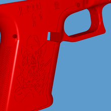 glock 19 Mort vivant cow boy outil armes feu 3d print model - Mito3D