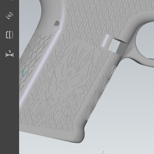 glock 19 Wakanda araç silahlar 3d print model - Mito3D