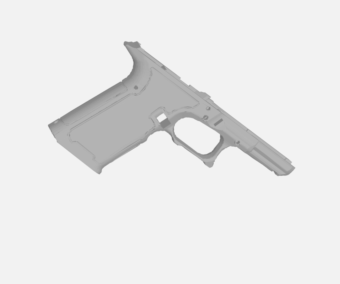 glock 19x g19 impression Cadre 3D print model - Mito3D