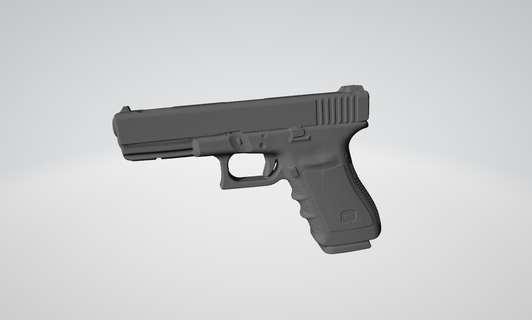 glock 21c kydex moule pistolet 3d print model - Mito3D
