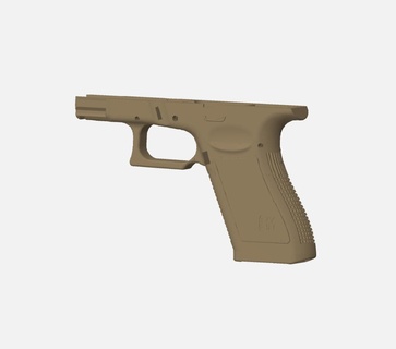 glock 26 glock26 glock17 9mm 3d print model - Mito3D