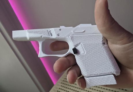 glock 26 frame glock glock26 g26 9mm guns pistol frames  3d print model - Mito3D