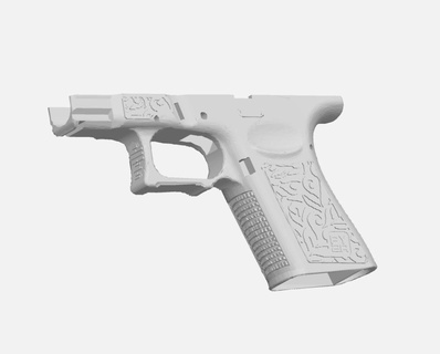 glock 26 ohana g26 personalizzato glock26 9mm 3d print model - Mito3D