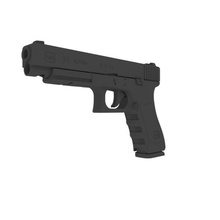 glock 34 arme glock34 pistolet jouet 3d print model - Mito3D
