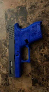 glock 43 ss80 cuadrado dimensional punteado 17 armas fuego disparadores apretones revistas rifle parada manos cargador velocidad extendido lanzamiento FMDA 3d print model - Mito3D